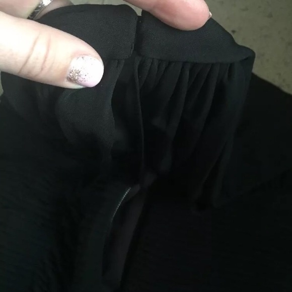 BCBG Maxazria M plunging open back black dress - Picture 7 of 8